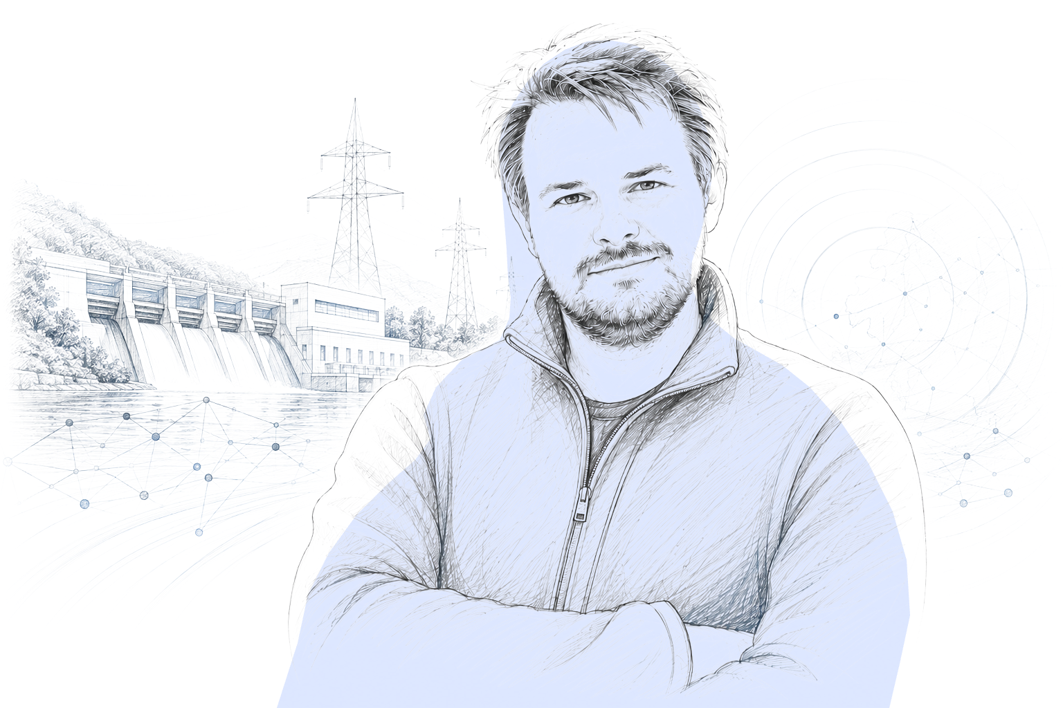 Skizze von Paul Sihorsch